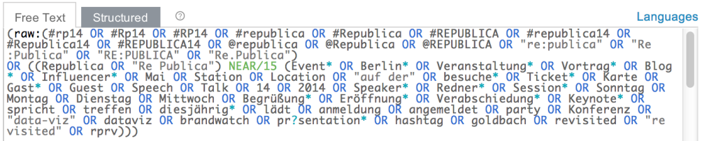 rp14 Brandwatch Query