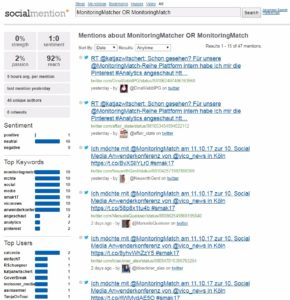 Google Alerts Alternativen: socialmention
